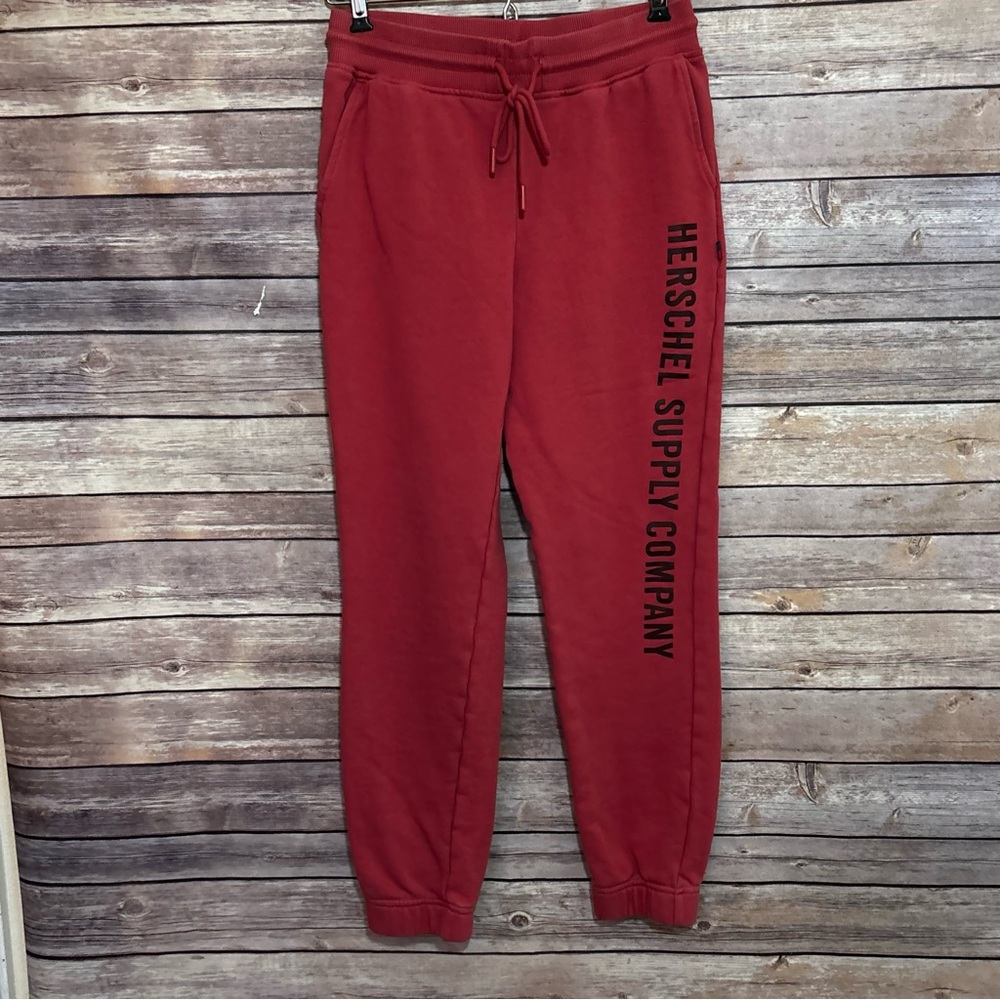 Herschel Supply Company French Terry SweatpantsCoral Pink XS B1